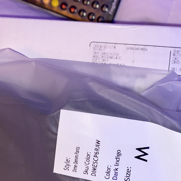 DIME CLASSIC DENIM PANTS- Dark Indigo M - Picture 8 of 8